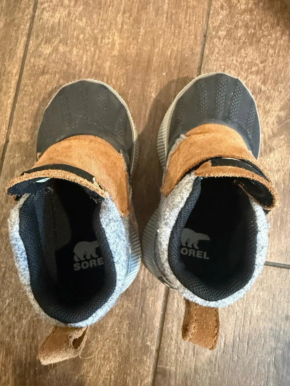 SOREL Kids waterproof Boots Out‎ N About IV Strap WP (Toddler) Size 8